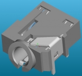 3.5mm斜口直插耳機(jī)插座PJ-3157-Z1S